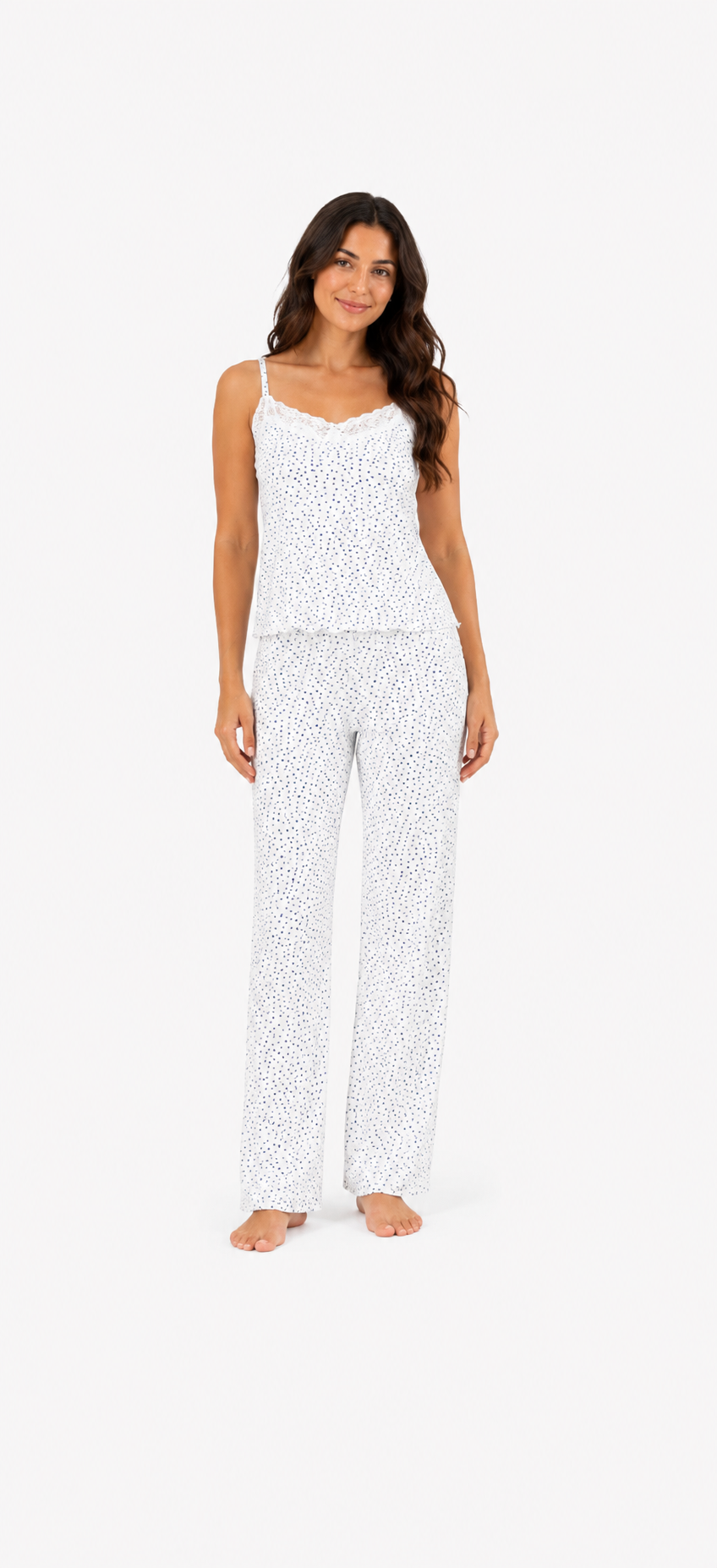 Star white & blue pyj